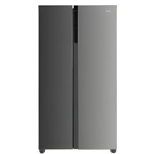 MIKA  REFRIGERATOR, 442L, 2 Door Side By Side, No Frost (Frost Free), INVERTER Compressor, Inox Line Brush  MRNF2D442XLBV