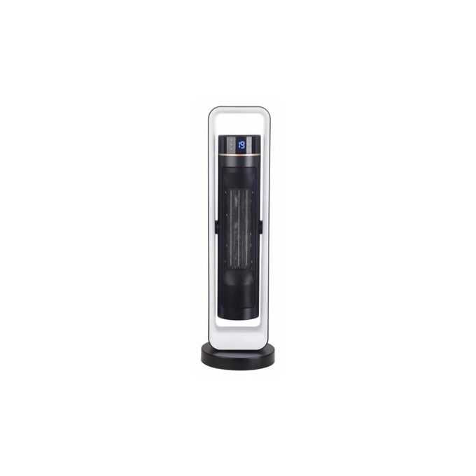 MIKA Tower Ceramic Heater, 1500W-2200W, With Remote, Black & White MH202R