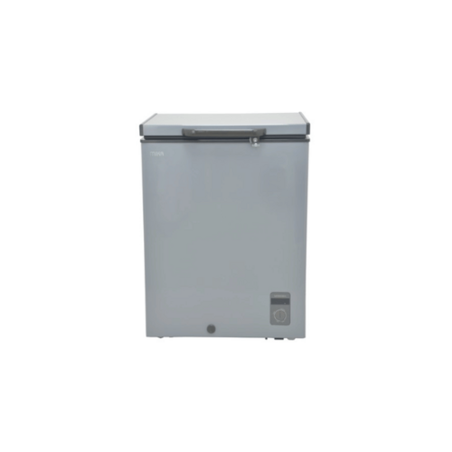 MIKA Chest Freezer, 141L, Aluminium Inner, Dark Grey MCF141ADG
