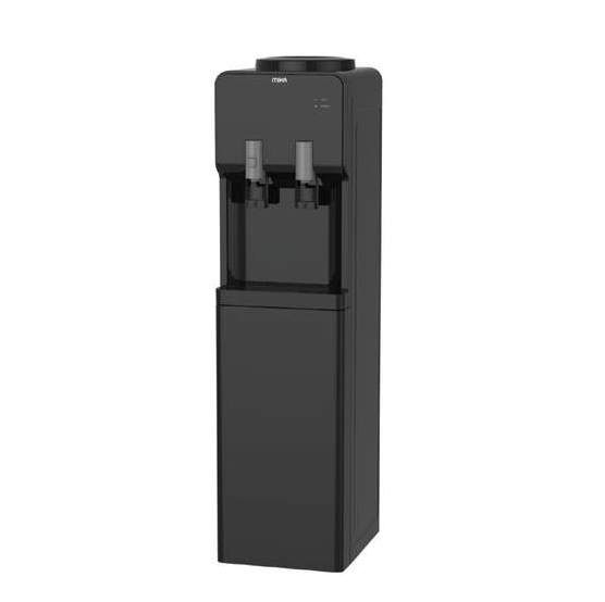 MIKA Water Dispenser, Standing , Hot & Normal with Cabinet, Black MWD2202B