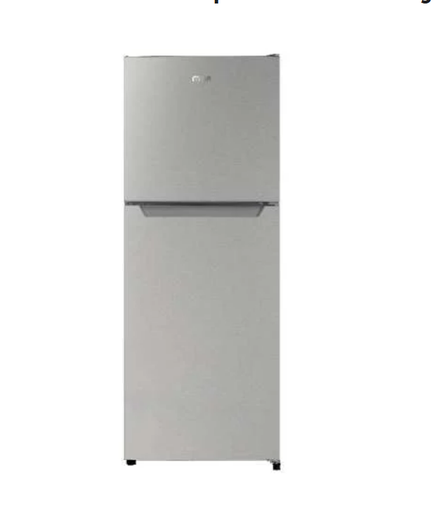 MIKA Fridge, 202L, 2 Door Top Mount Freezer, No Frost, INVERTER Compressor, Inox Line Brush, MRNF202XLBV