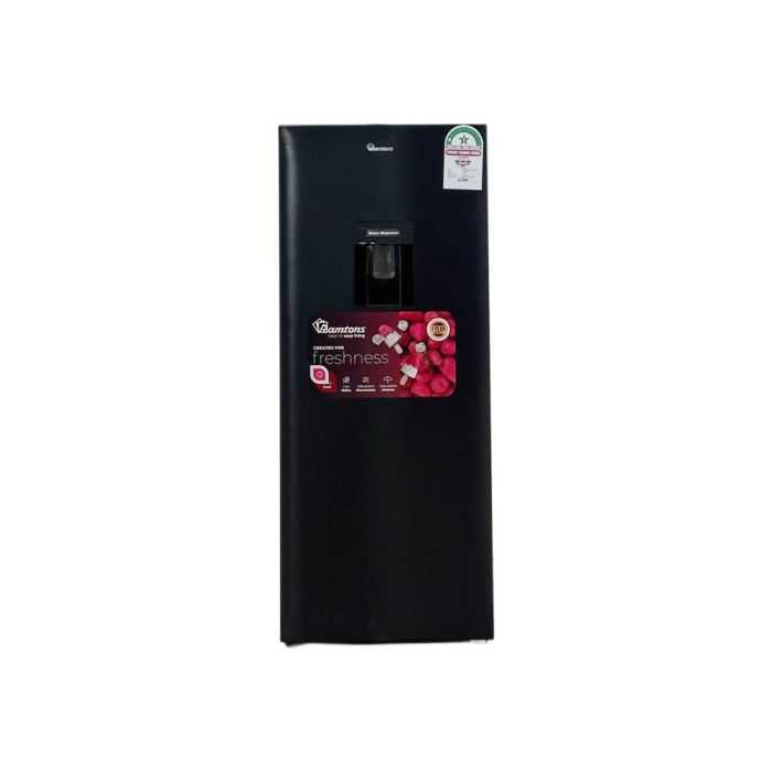 Ramtons 183Lts 1 Door Fridge with Dispenser Silver RF/296