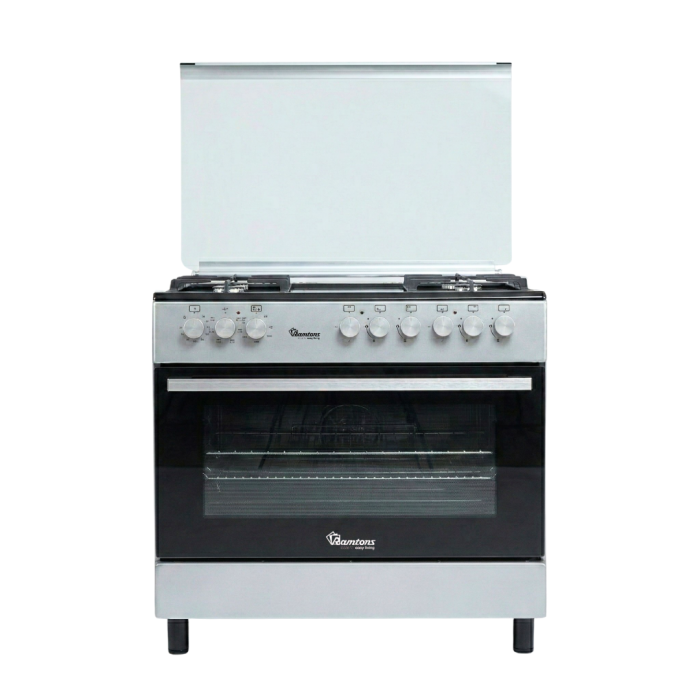 Ramtons 90X60 Silver 4Gas+2Electric FS BC Cooker RC/395