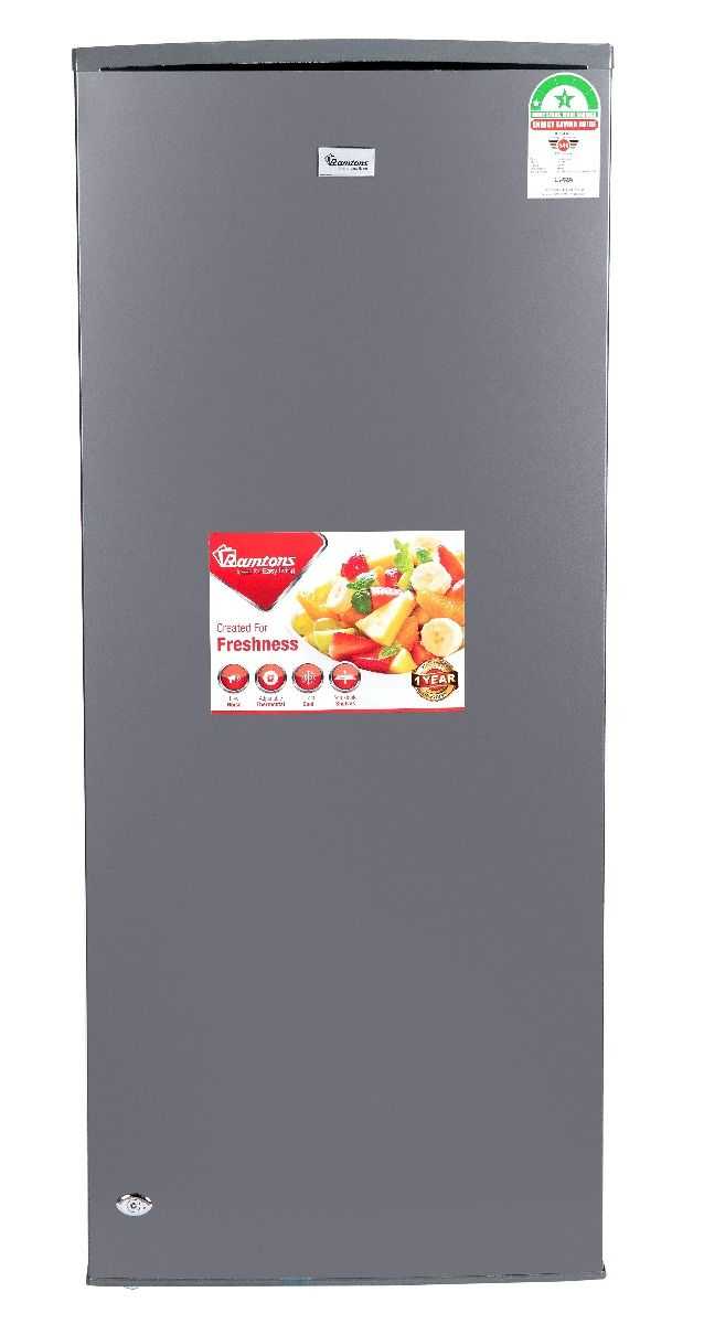 Ramtons SINGLE DOOR 180/190LT FRIDGE SILVER RF/140