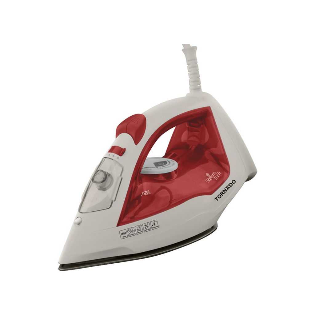 Tornado Steam Iron 1800w - Teflon SolePlate TST-1800