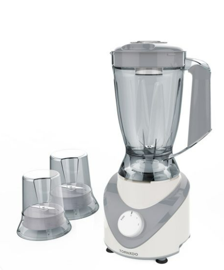 Tornado Blender 500 - Watt, 1.5 Liter, 2 Mills, Off White. BL500/2-Gray