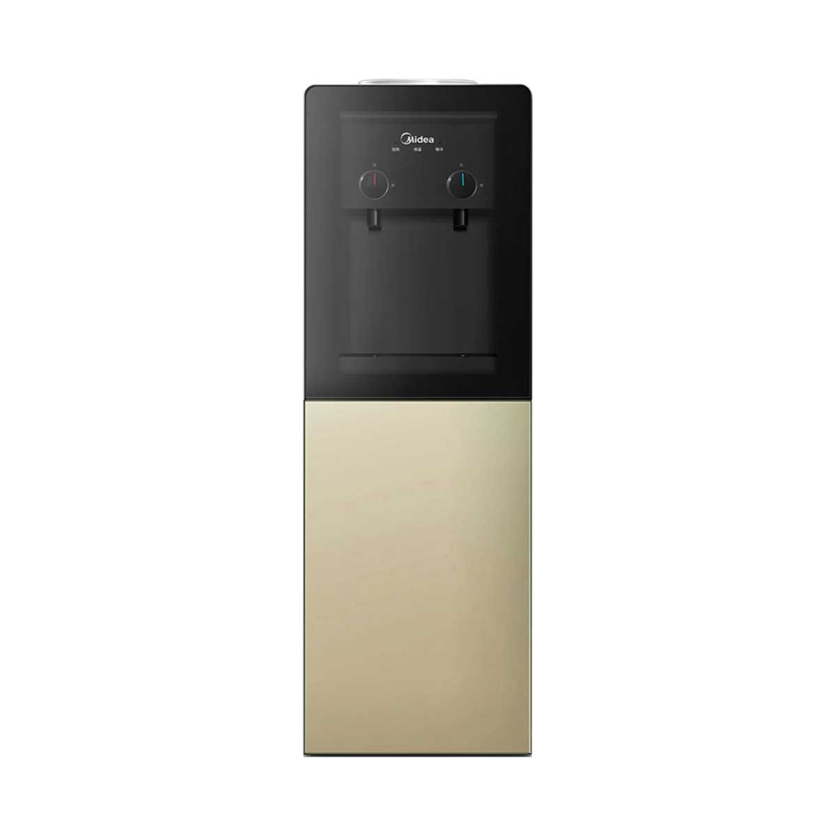Midea,Water Dispenser, Semi Conductor Cooling, Hot & Cold Water, 2L/H For Cold Water-Gold,YD1518S-X,