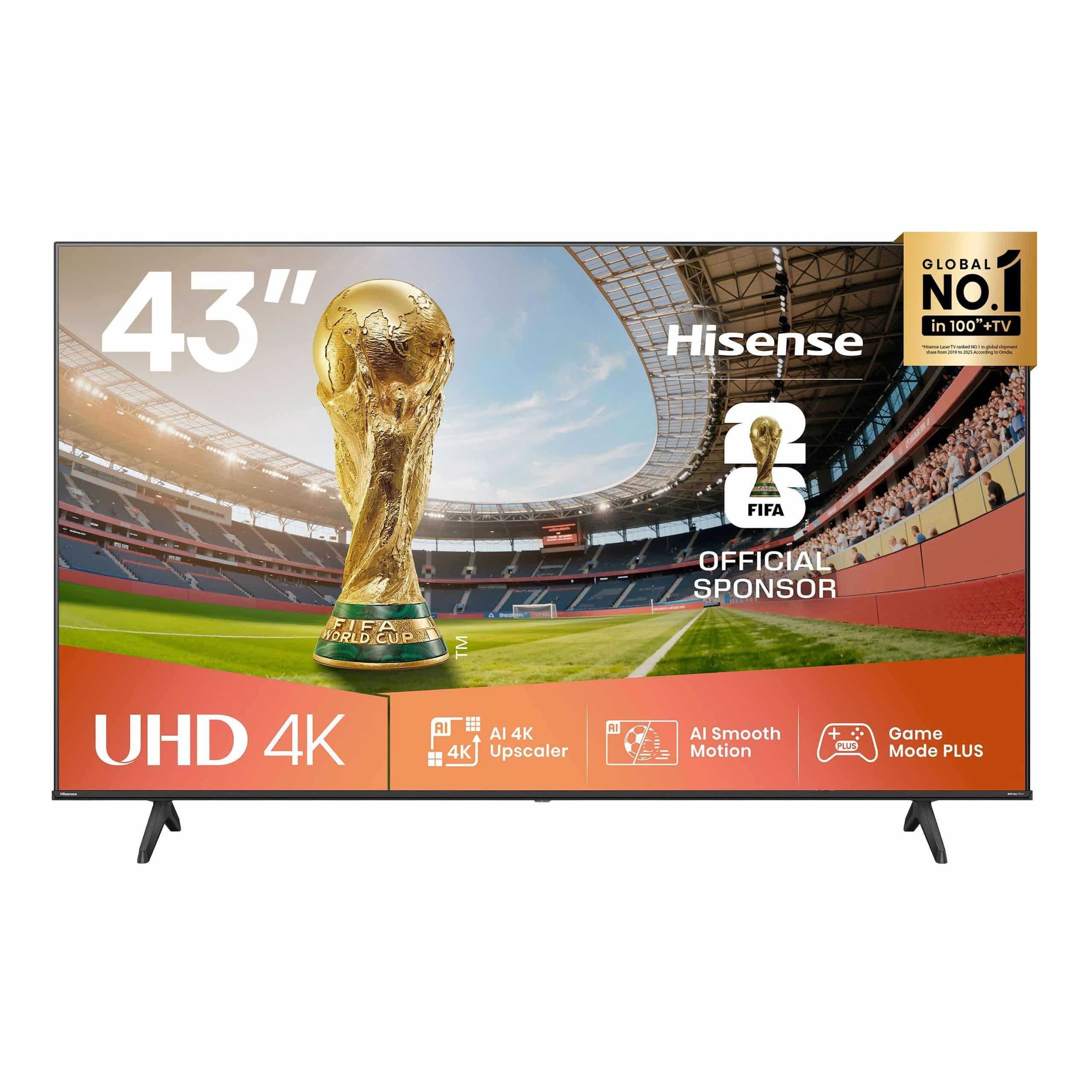 HISENSE 43A6Q UHD VIDAA SMART 4K TV