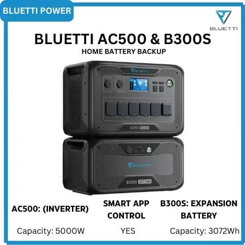 Bluetti AC500 Match with B300S