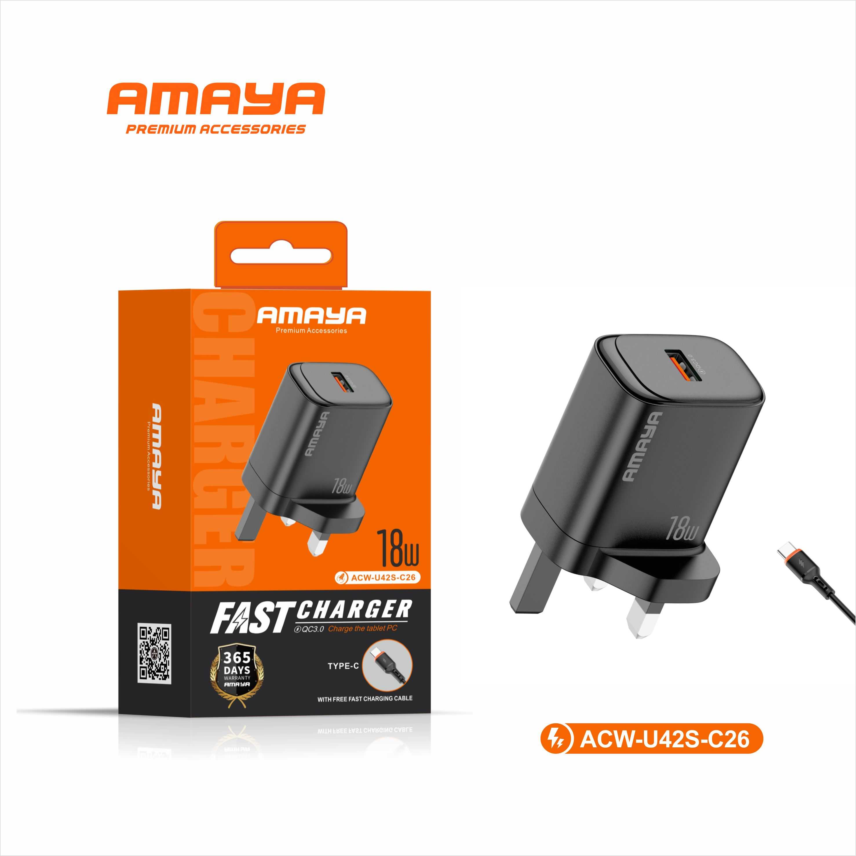 AMAYA Charger ACW-U42S-C26 18W