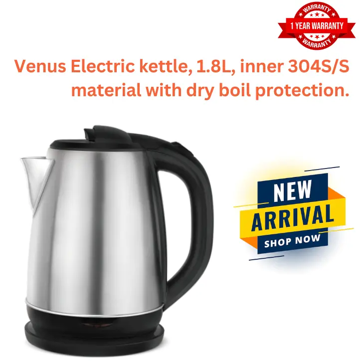 Venus kettle 1.8L 304 stainless steel S1812