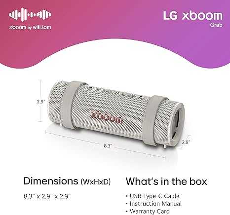 LG Bluetooth Speaker X-Boom Grab