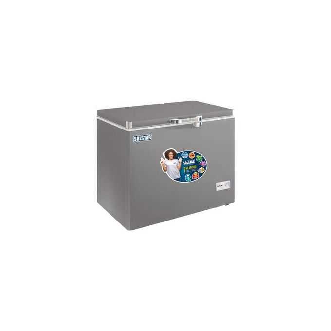 SOLSTAR CHEST FREEZER Single door -282L Silver CF399ECSGSLBSS