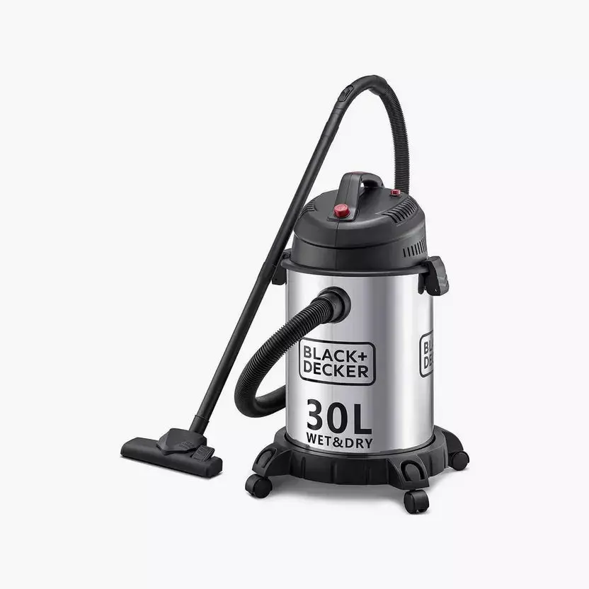 B&D VACUUM CLEANER WV1610-B5 30L POT 1600W, STAINLESS STEEL