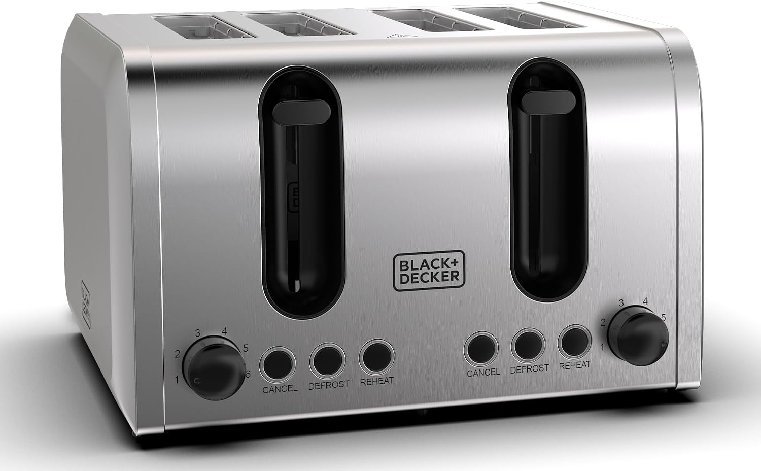 B&D TOASTER 4-SLICE PARALLEL SLOT ET444-B5, S