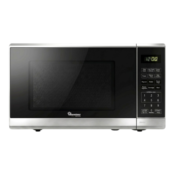 Ramtons 20Lt Microwave+Grill Silver Mirror Finish RM/795