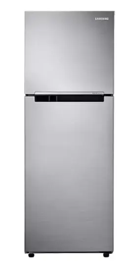 SAMSUNG Fridge, 2 Door Top Mount Freezer No Frost, 236L, INVERTER Compressor, Silver, RT22FGRADS8/UT