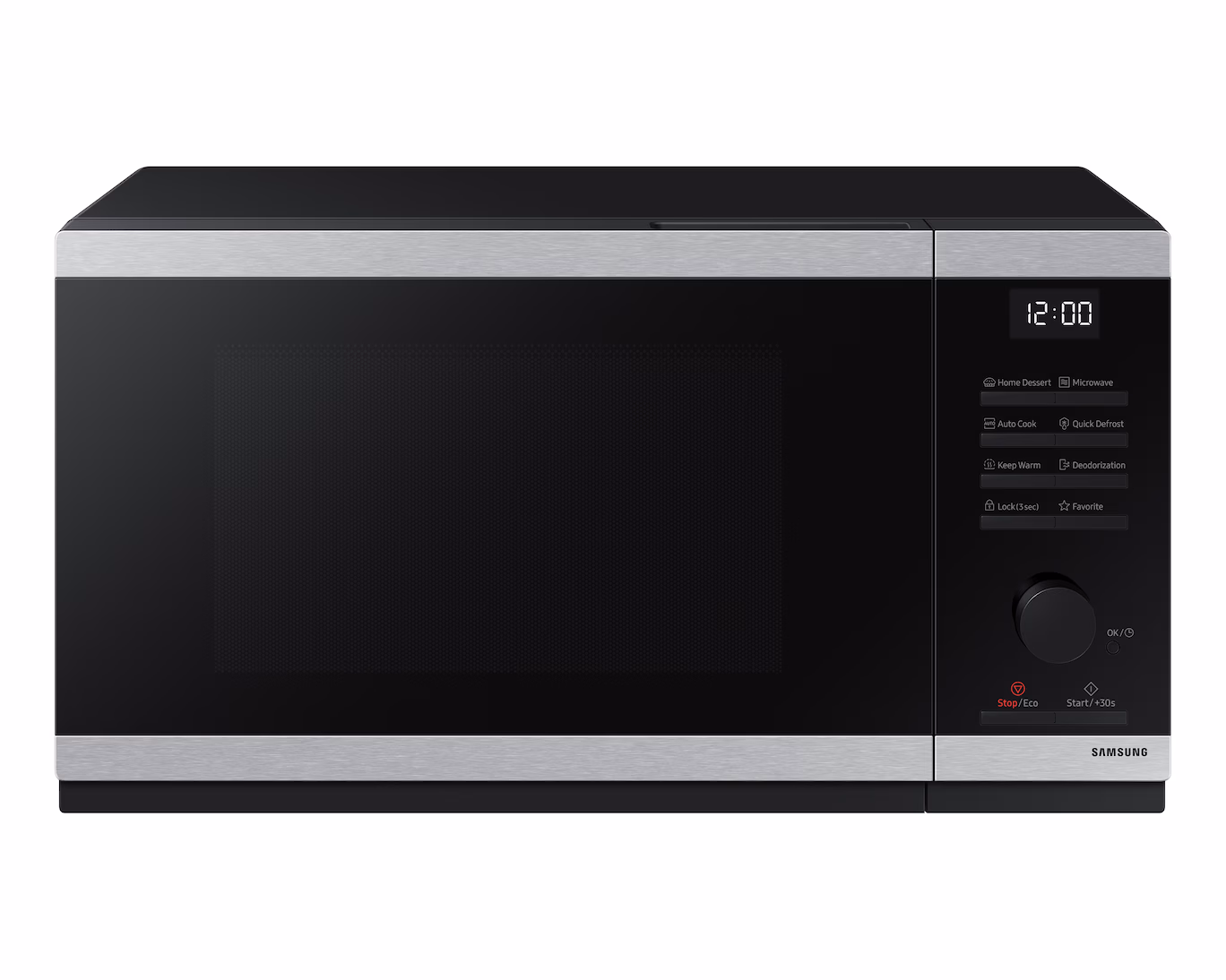 SAMSUNG Microwave Oven, 23Ltr, Digital, Solo, Black & SS MS23DG4504ATE3