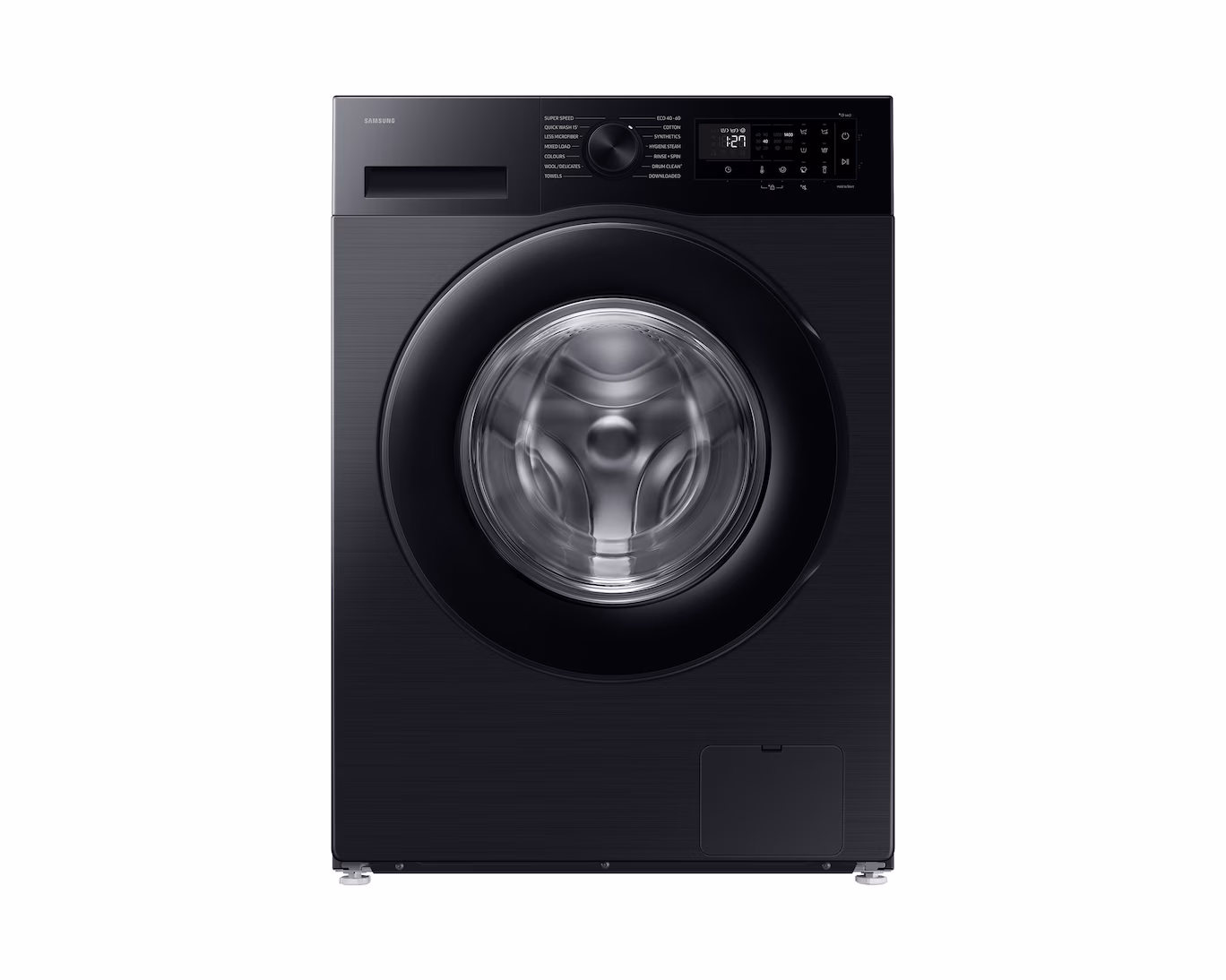 SAMSUNG Washing Machine, 10Kg, Front Load Washer, INVERTER Motor, Steam, WIFI, Black ,WW10DG5U34ABNQ