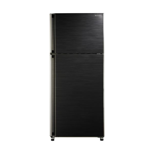 SHARP Refrigerator , No frost 450L 2 Door Black color With Ag+ Nano Deodorizer Filter SJ-58C(BK)