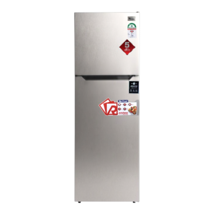 Ramtons 243Lts No-Frost 2 Door Silver Fridge RF/317