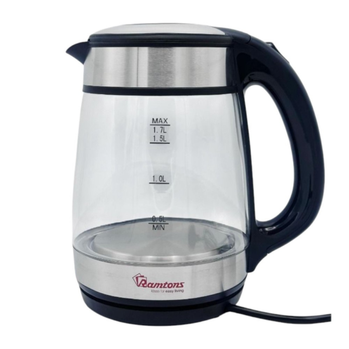 Ramtons 1.7Lts Cordless Glass Jug Kettle RM/566