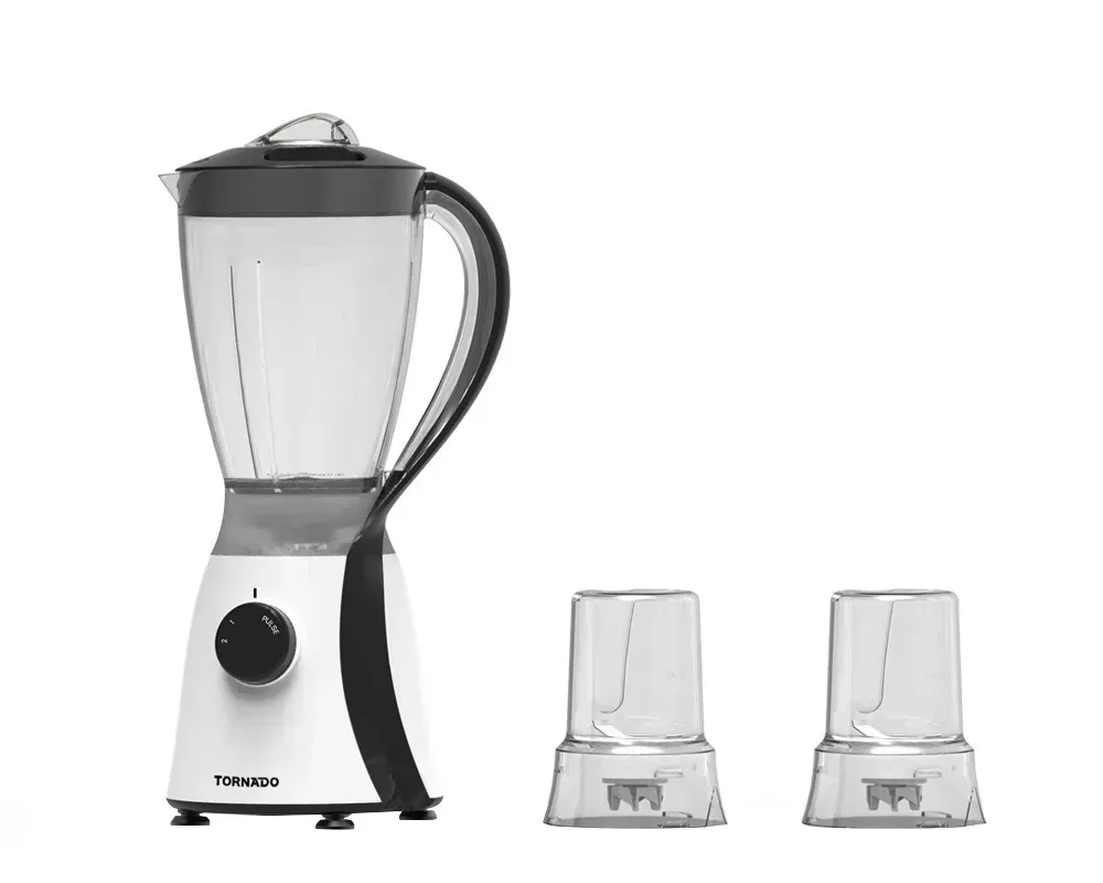 Tornado Blender 600 - Watt, 1.5 Liter, 2 Mills, TB-600/2-Black