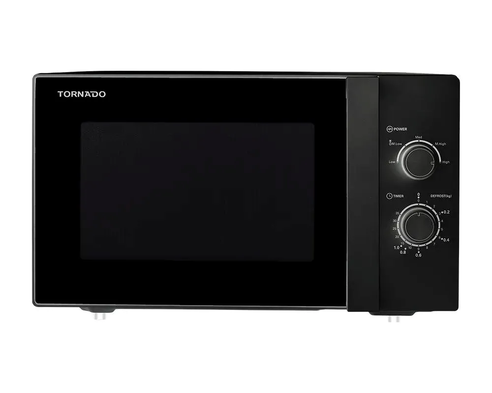 TORNADO Microwave 25Lts 900W Black,TM-25MK
