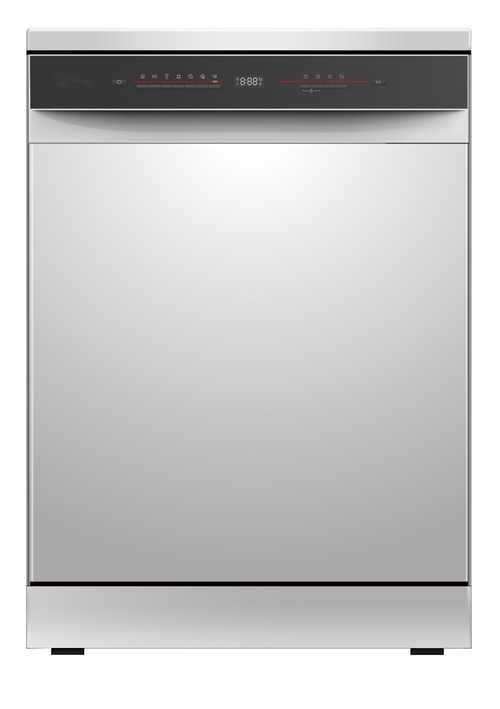 MIKA Dish Washer, 14 Place Setting, 7 Wash Programs, Silver MDWFS1402P7S