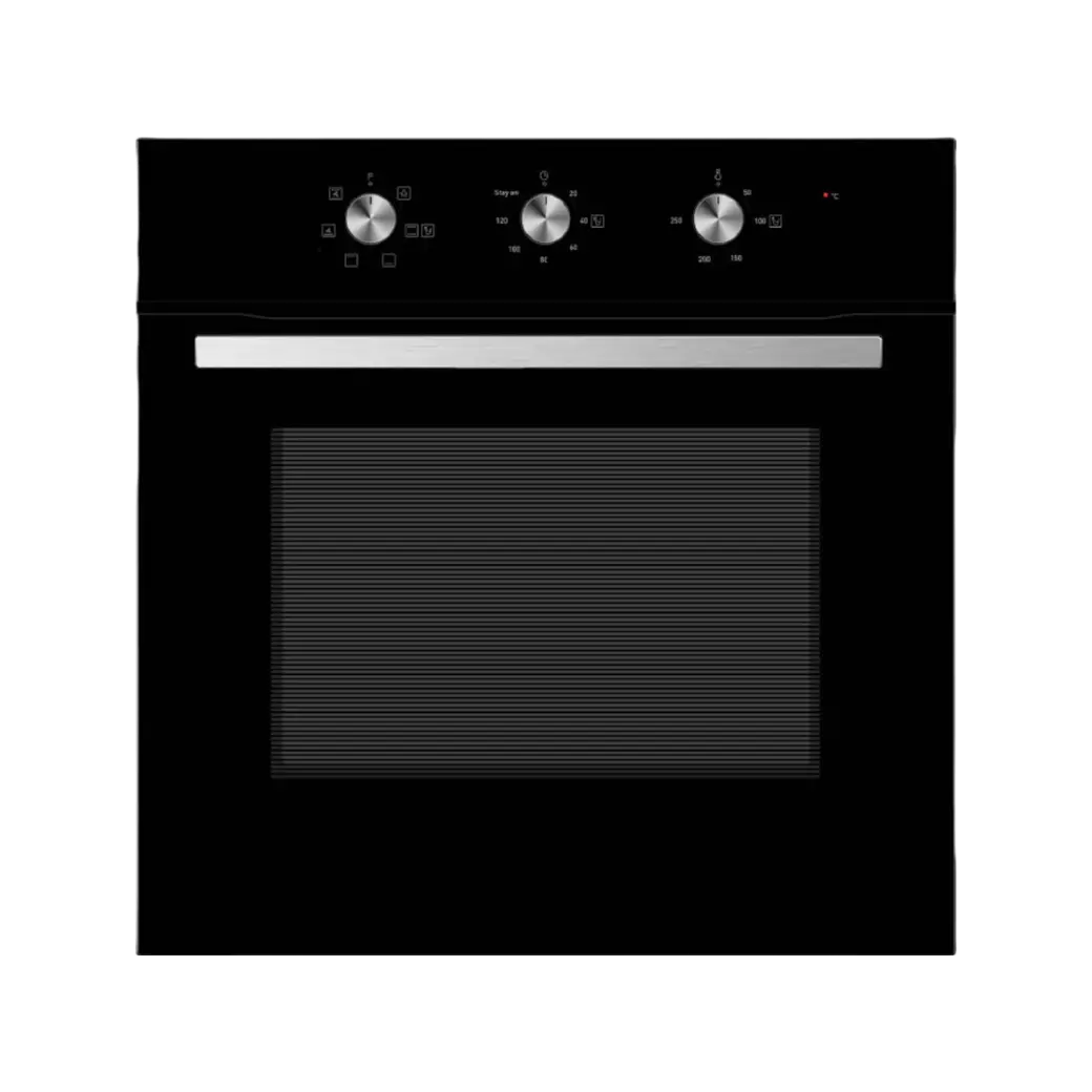 Midea,60CM, Built-In Oven, Full Glass Black Color, 65M40M1-GL