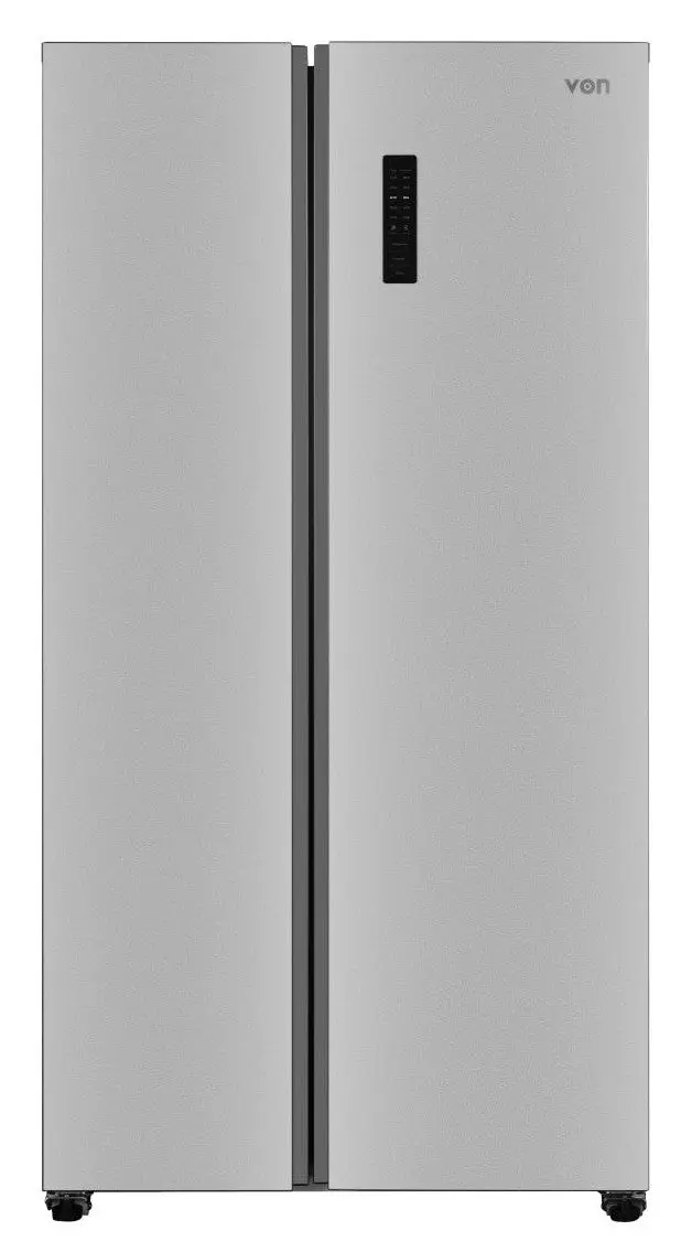 VON REF SBS VRZ-442NVAX 442L, INVERTER, SILVER