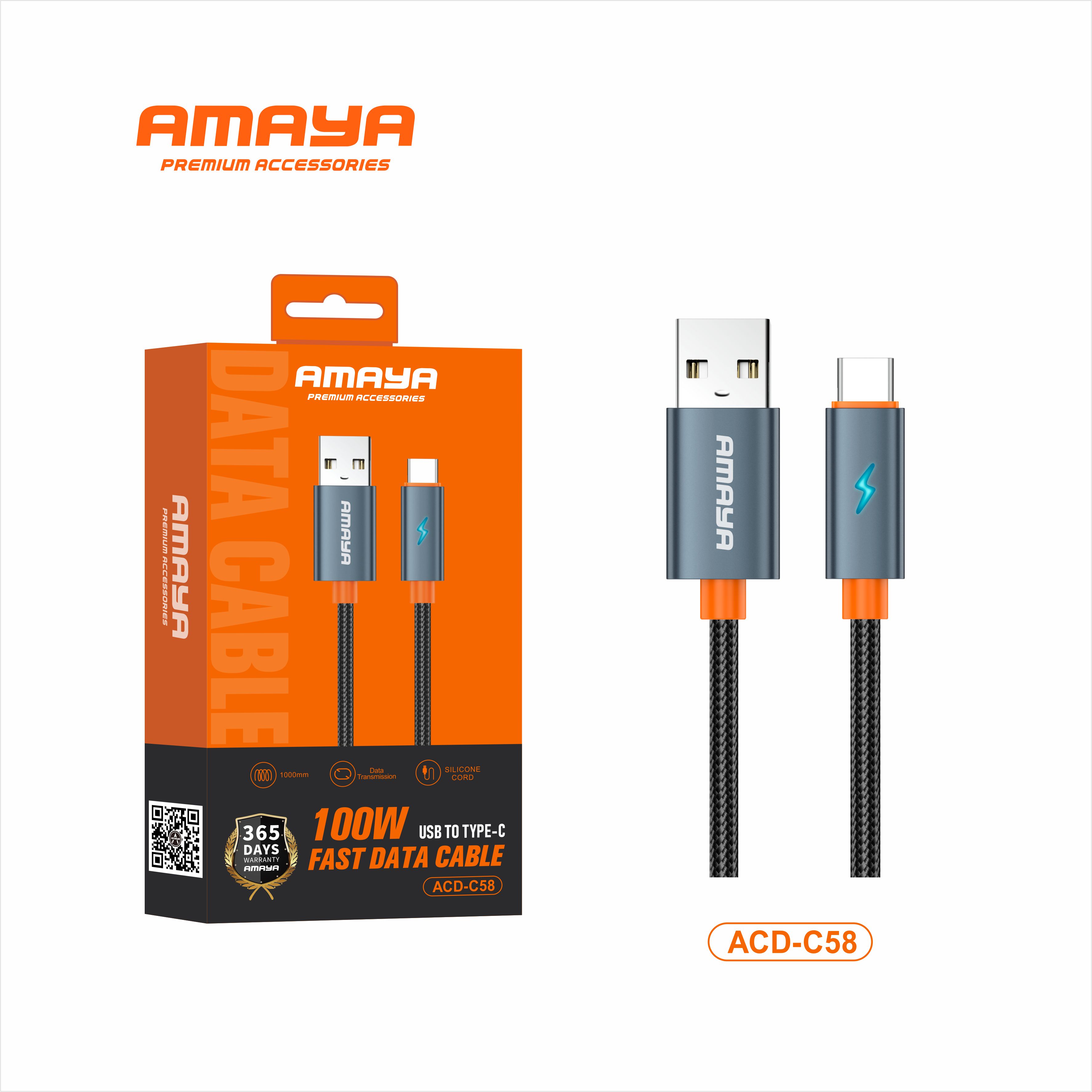 Amaya 100w fast data cable ACD-C58