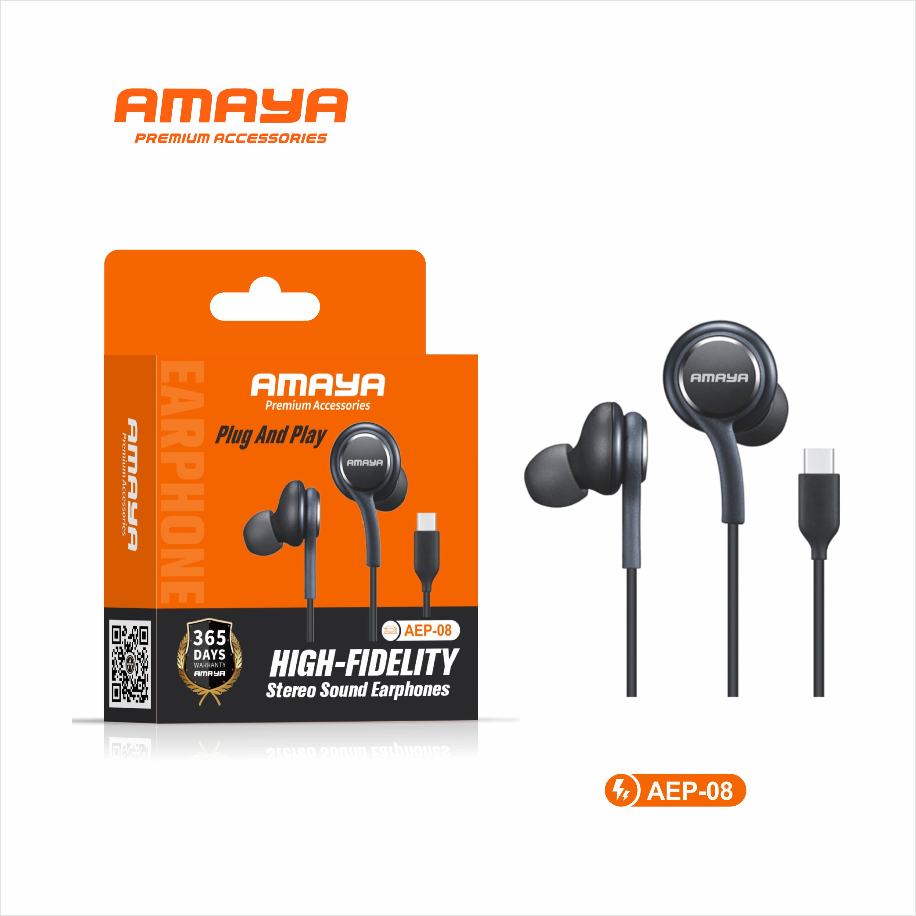 Amaya type-c earphone AEP-08