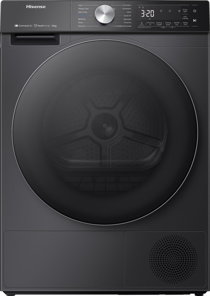 HISENSE HEAT PUMP DRYER DH5S102BB 10KG BLK
