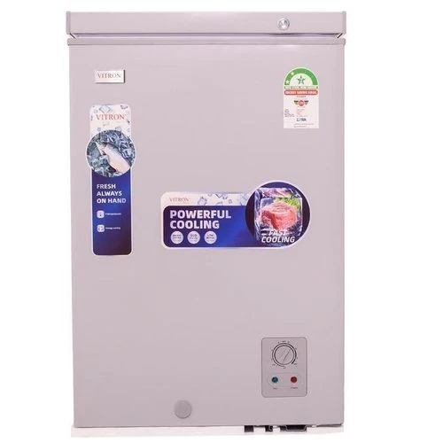 VITRON CHEST FREEZER VDF99SG,Flip-top Freezer,97 Litres,Silver