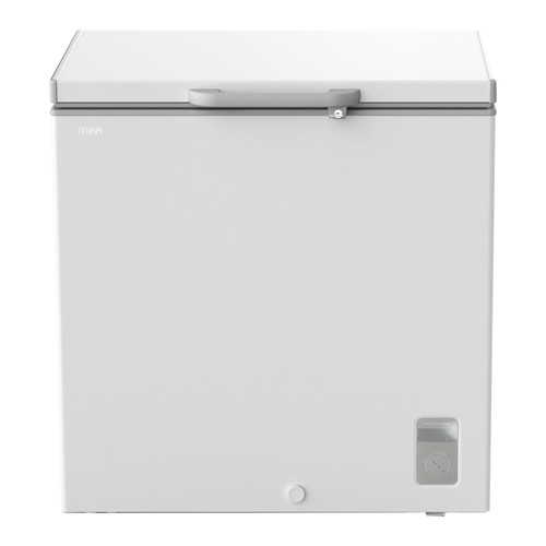 MIKA Chest Freezer, 95L, White Inner, White Grey MCF95WWG