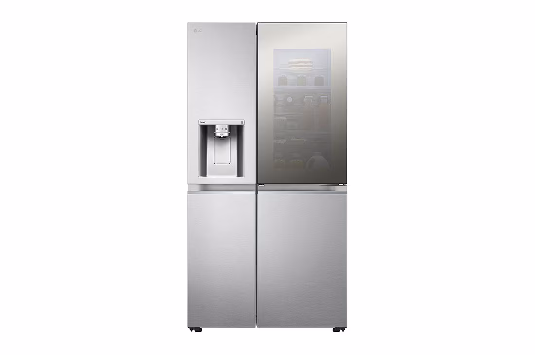 LG 635L/22.43 ft³ SXS InstaView Fridge Brush Steel GC-X267MSEW