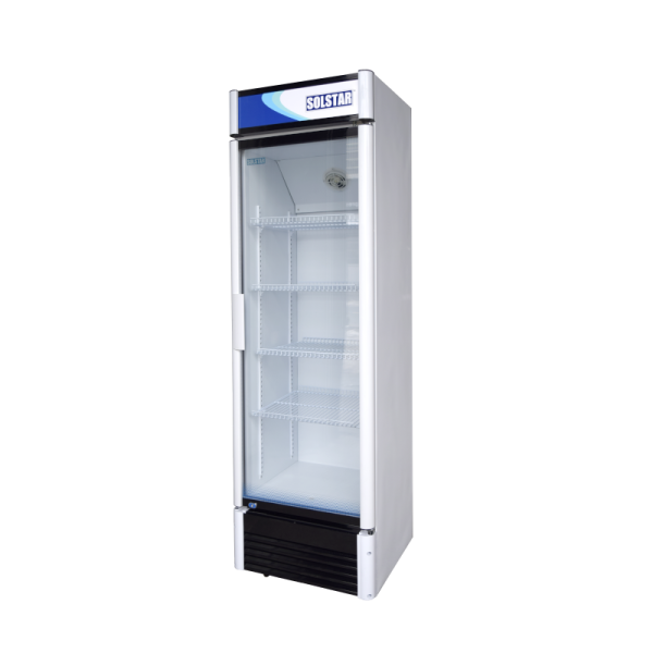 SOLSTAR VERTICAL COOLER 1 Door Showcase chiller 296L VC3800-WHB SS