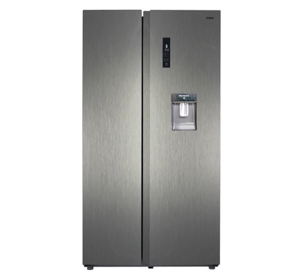 MIKA Fridge, 562L, 2 Door Side By Side, No Frost (Frost Free),
INVERTER Compressor, Inox Line Brush