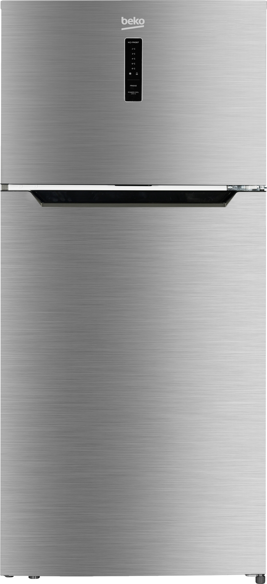 BEKO REFRIGERATOR DOUBLE DOOR BAD664 UK KE 79CM,DoubleDoor,Inox,520 LTGross Volume, NoFrost