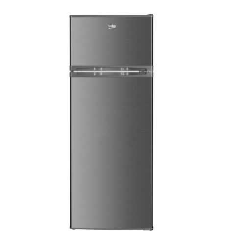 BEKO REFRIGERATOR 208LT Gross Volume, Inox DOUBLE DOOR BAD285 KE