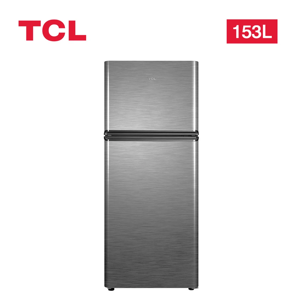 TCL Top Mounted Freezer no inverter Double Double Door Fridge- 113L F153TM