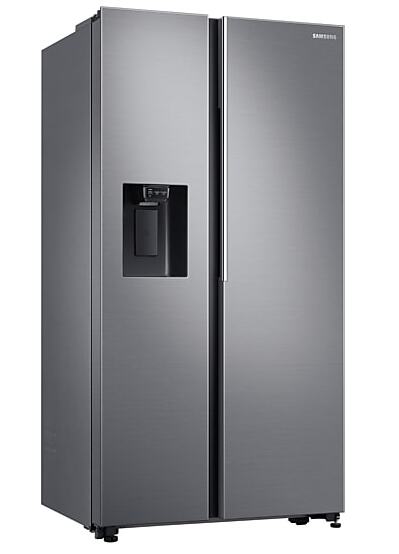SAMSUNG Fridge, 647L, 2 Door Side By Side, No Frost (Frost Free), INVERTER Compressor, Silver, RS62R5005M9/UT