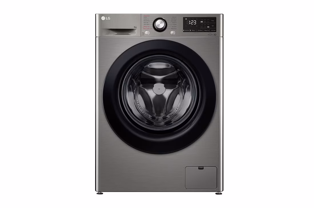 LG WASHING MACHINE FRONT LOADERS F4R3VYG6P 9KG SILVER