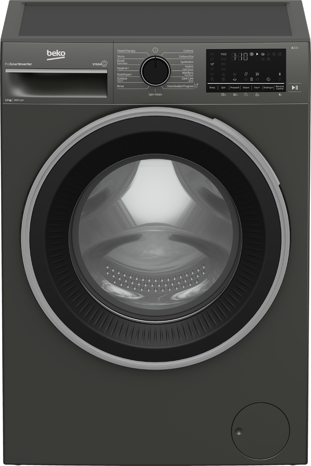 BEKO Washing Machine 12KG , Mgray, BekoPremium B3WFT51242MG